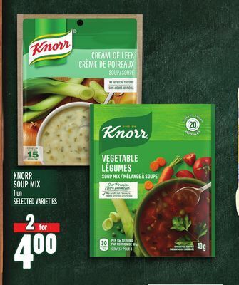 Metro Knorr soup mix offer