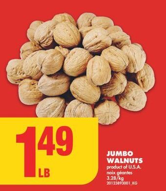 No Frills Jumbo walnuts offer