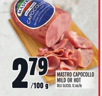 Metro Mastro capocollo mild or hot offer
