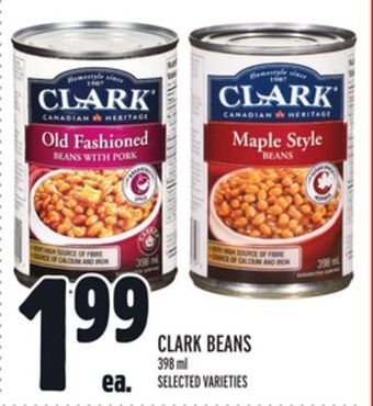 Metro Clark beans offer