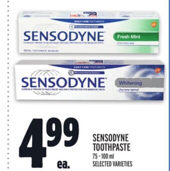 Metro Sensodyne toothpaste offer