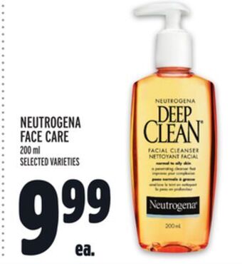 Metro Neutrogena face care offer