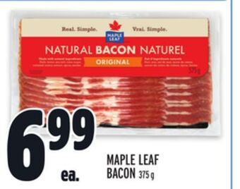 Metro Maple leaf bacon offer