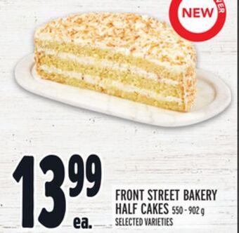 Metro Front street bakery half cakes offer