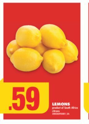No Frills Lemons offer