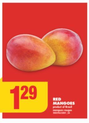 No Frills Red mangoes offer