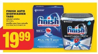 No Frills Finish auto dishwasher tabs, 72-115's offer
