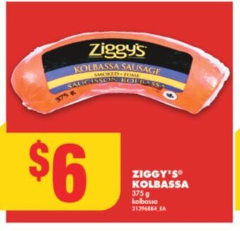 No Frills Ziggy's kolbassa, 375 g offer