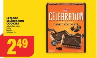No Frills Leclerc célébration cookies, 240 g offer