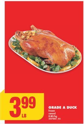 No Frills Grade a duck offer