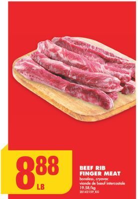 No Frills Beef rib finger meat offer