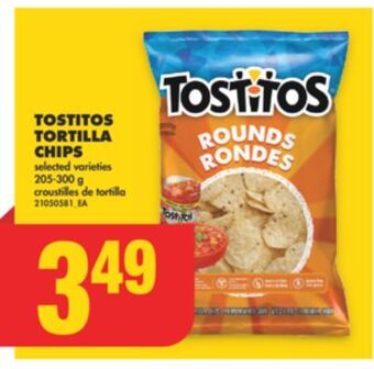 No Frills Tostitos tortilla chips, 205-300 g offer