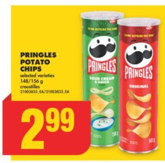 No Frills Pringles potato chips, 148/156 g offer
