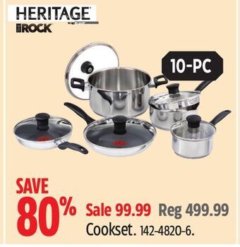 Canadian Tire Heritage the rock cookset offer