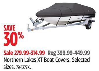 Canadian Tire Classic accessories northern lakes xt boat covers offer