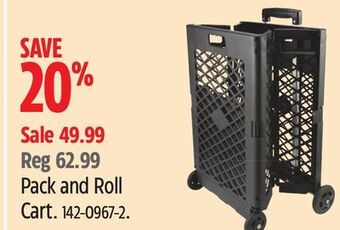 Canadian Tire Pack and roll cart offer