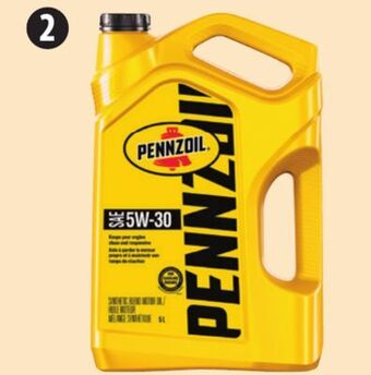 Canadian Tire Pennzoil conventional oil offer