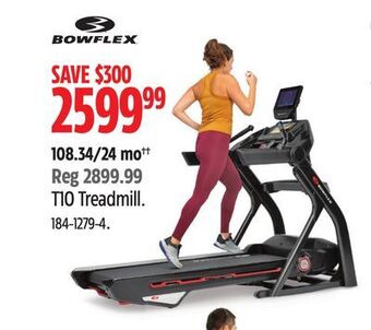 Canadian Tire Bowflex t10 treadmill offer