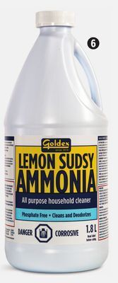 Canadian Tire Goldex all-purpose household ammonia cleaner, lemon scent, 1.8l offer