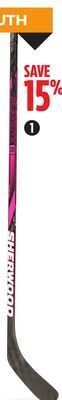 Canadian Tire Sherwood playrite 0 and 1 stick, 15 flex and 25 flex offer