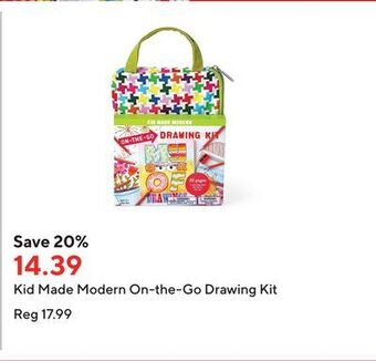 Staples Kid made modern on-the-go drawing kit offer