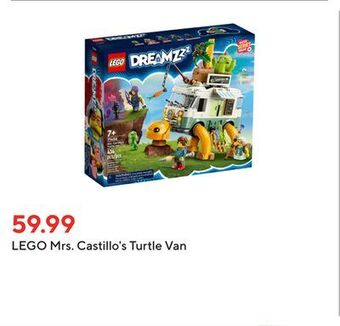 Staples Lego mrs. castillo's turtle van offer