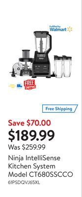 Walmart Ninja intellisense kitchen system model ct680sscco offer
