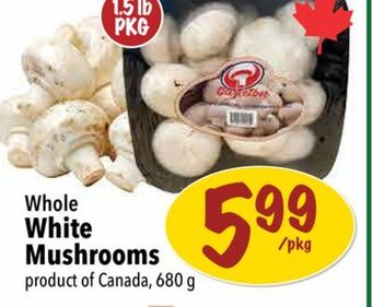 Farm Boy Whole white mushrooms offer