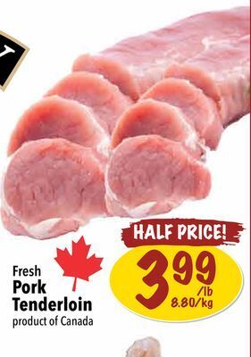Farm Boy Fresh pork tenderloin offer