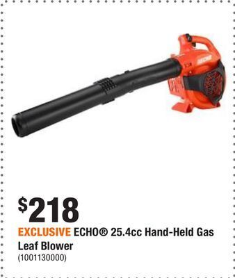 Home Depot Exclusive echo 25.4cc hand-held gas leaf blower offer