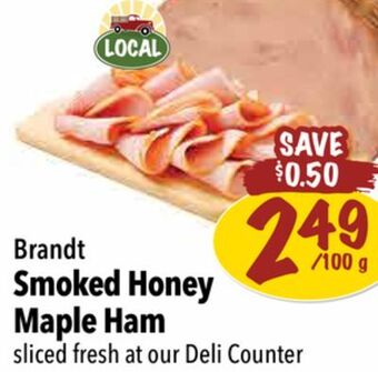 Farm Boy Brandt smoked honey maple ham offer