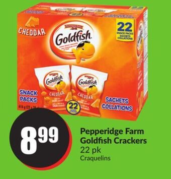 Chalo FreshCo Pepperidge farm goldfish crackers 22 pk offer