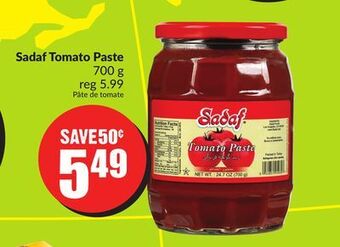 Chalo FreshCo Sadaf tomato paste 700 g offer