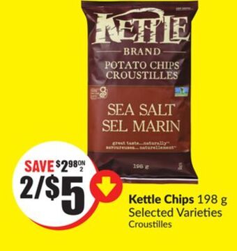Chalo FreshCo Kettle chips 198 g selected varieties offer