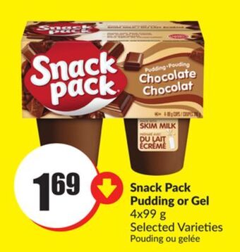 Chalo FreshCo Snack pack pudding or gel 4x99 g selected varieties offer