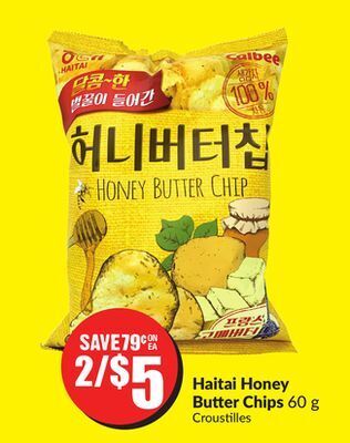 Chalo FreshCo Haitai honey butter chips 60 g offer