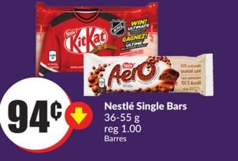Chalo FreshCo Nestlé single bars 36-55 g offer