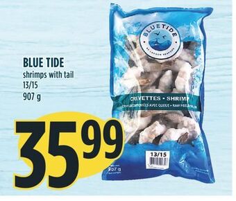 Marché Adonis Blue tide shrimps with tail 13/15 offer