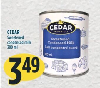 Marché Adonis Cedar sweetened condensed milk offer