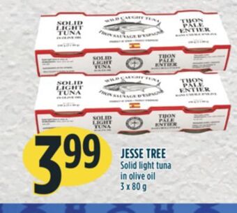 Marché Adonis Jesse tree solid light tuna in olive oil offer