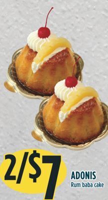 Marché Adonis Adonis rum baba cake offer