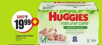 Chalo FreshCo Huggies baby wipes 560-624 pk offer