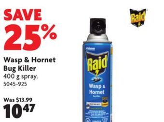Home Hardware Wasp & hornet bug killer offer