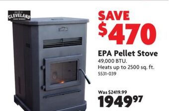 Home Hardware Epa pellet stove offer