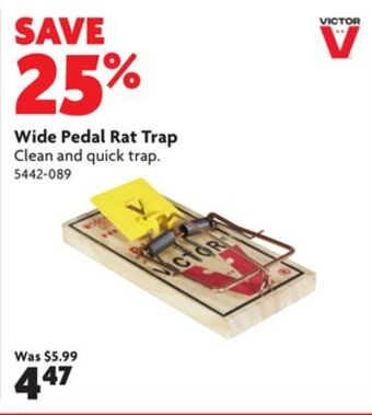 Home Hardware Wide pedal rat trap offer