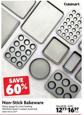 Home Hardware Non-stick bakeware offer
