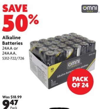 Home Hardware Alkaline batteries offer