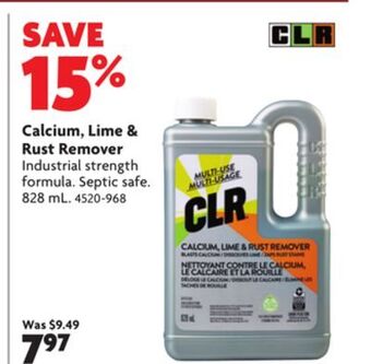 Home Hardware Calcium, lime & rust remover offer