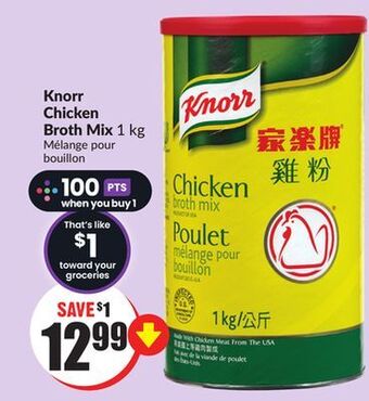 FreshCo Knorr chicken broth mix 1 kg offer