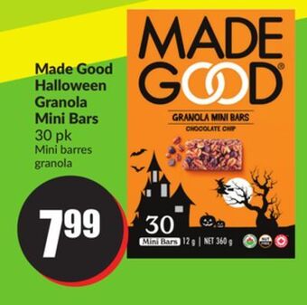 FreshCo Made good halloween granola mini bars 30 pk offer